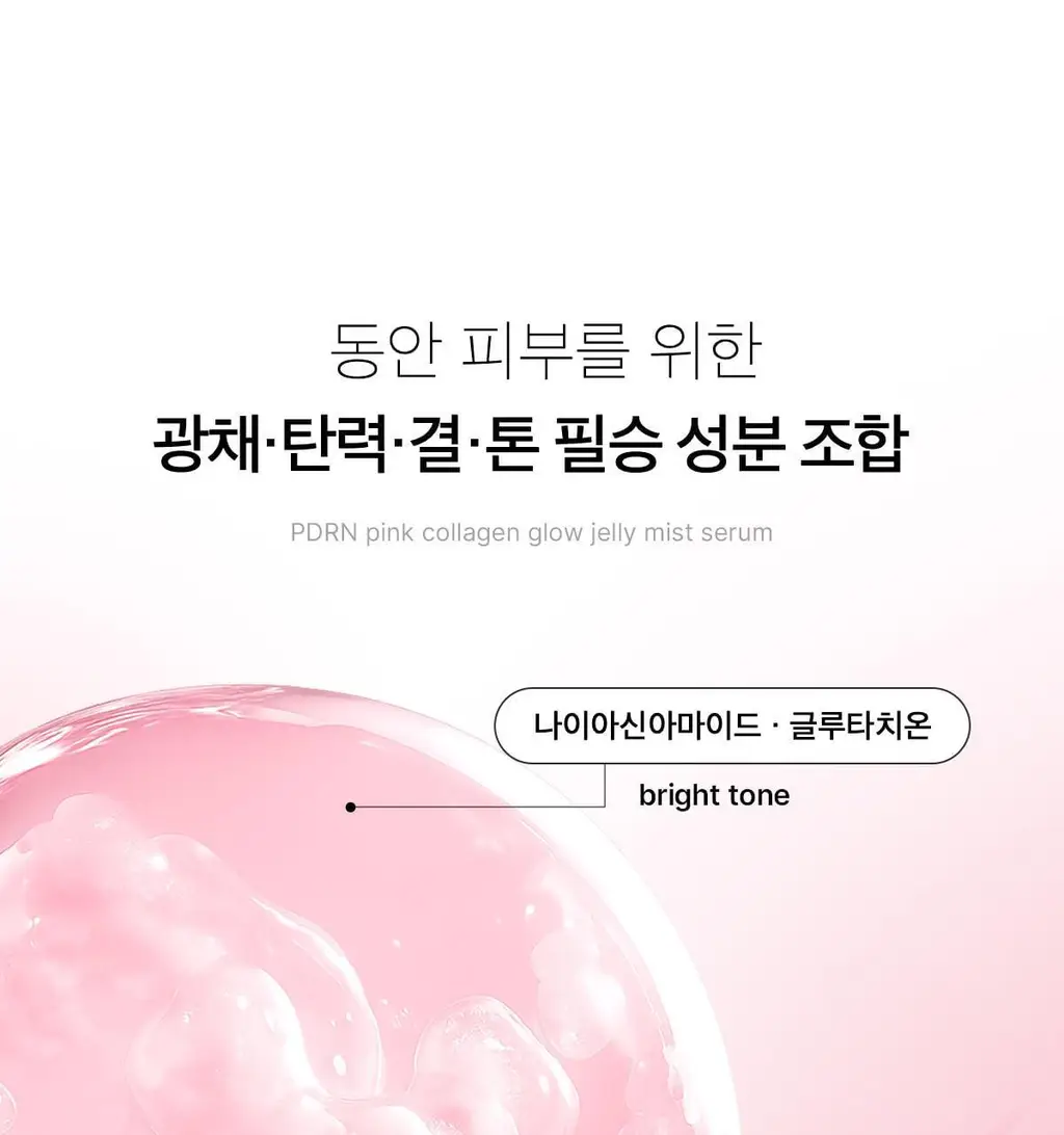 [화잘먹미스트/탱글젤리광] 메디큐브 PDRN 핑크 콜라겐 젤리 미스트 100ml 기획 (+앰플5ml+크림10ml) 상세페이지 28